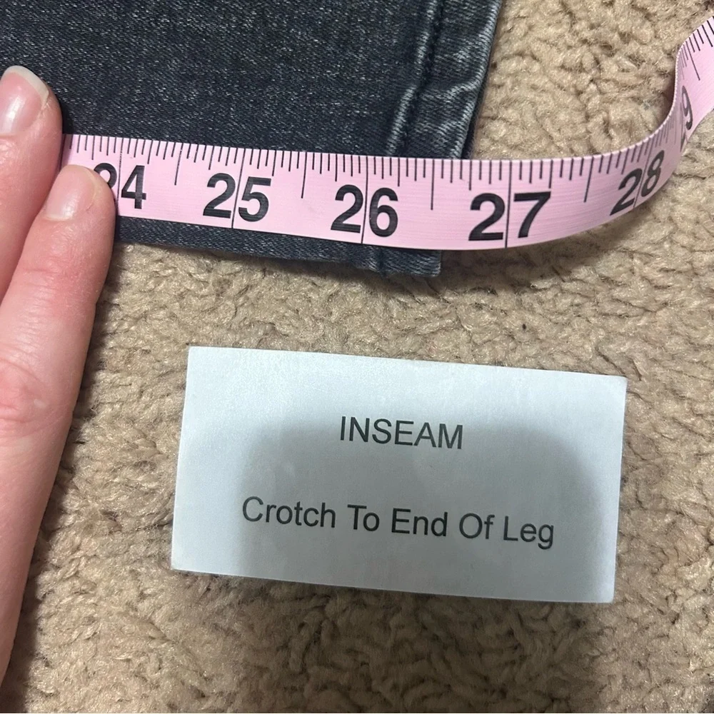 Vigoss | Rebel High Rise Skinny Leg Black Jeans Denim Cotton Women’s Size 27